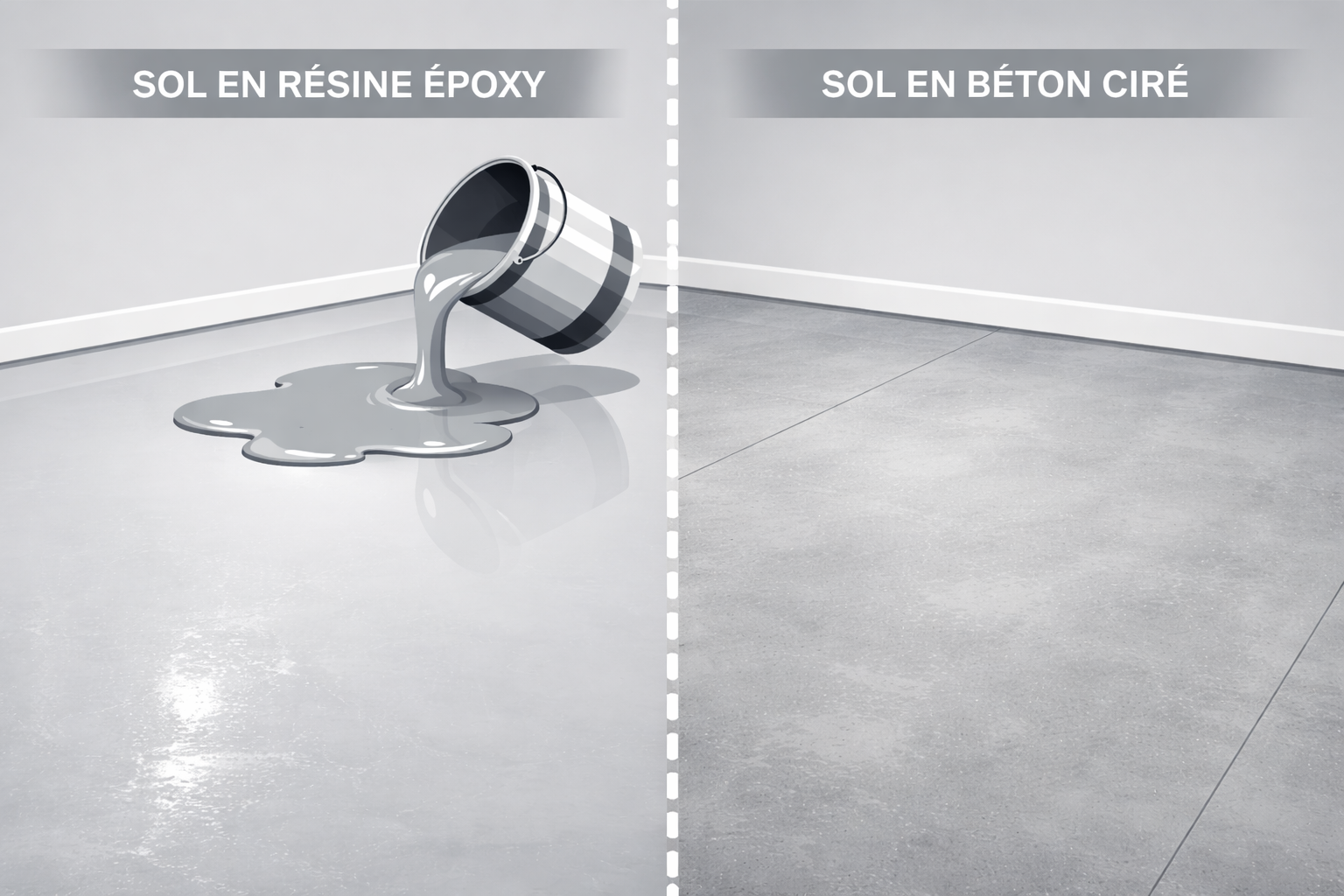Résine Époxy vs Béton Ciré : Le Comparatif